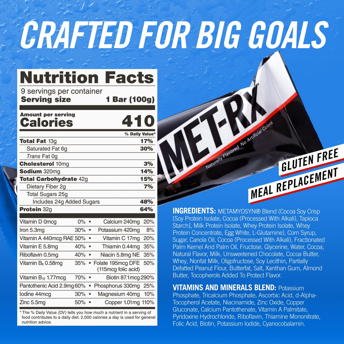 MET-Rx Big 100 Granola Protein Bar