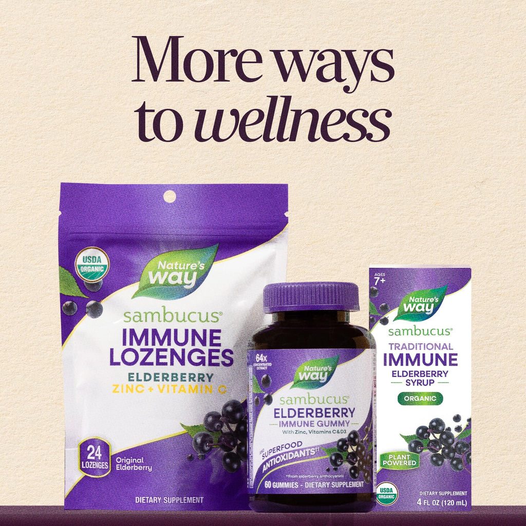 Nature's Way Sambucus Immune Lozenges Peppermint - 24 Lozenges - image 7
