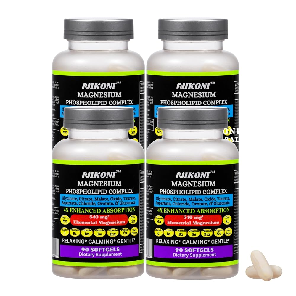 Nikoni Phospholipid Magnesium Complex 2500mg (9 Magnesium Salts