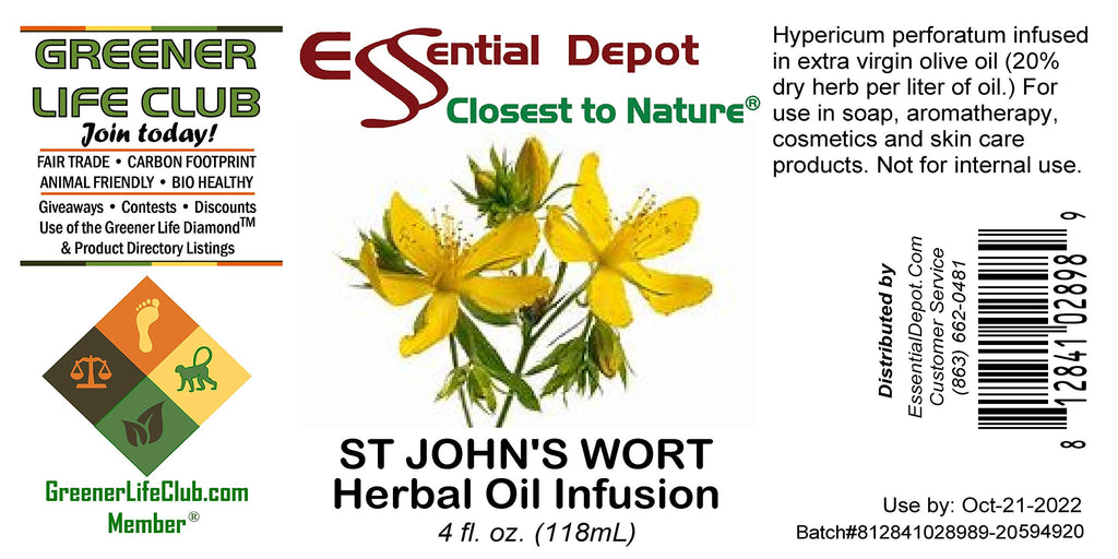 Essential Depot St John's Wort Herbal Oil Infusion - 4 fl oz - image 5