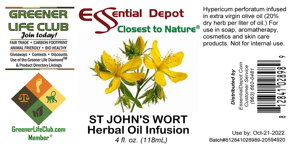 Essential Depot St John's Wort Herbal Oil Infusion - 4 fl oz - image 5
