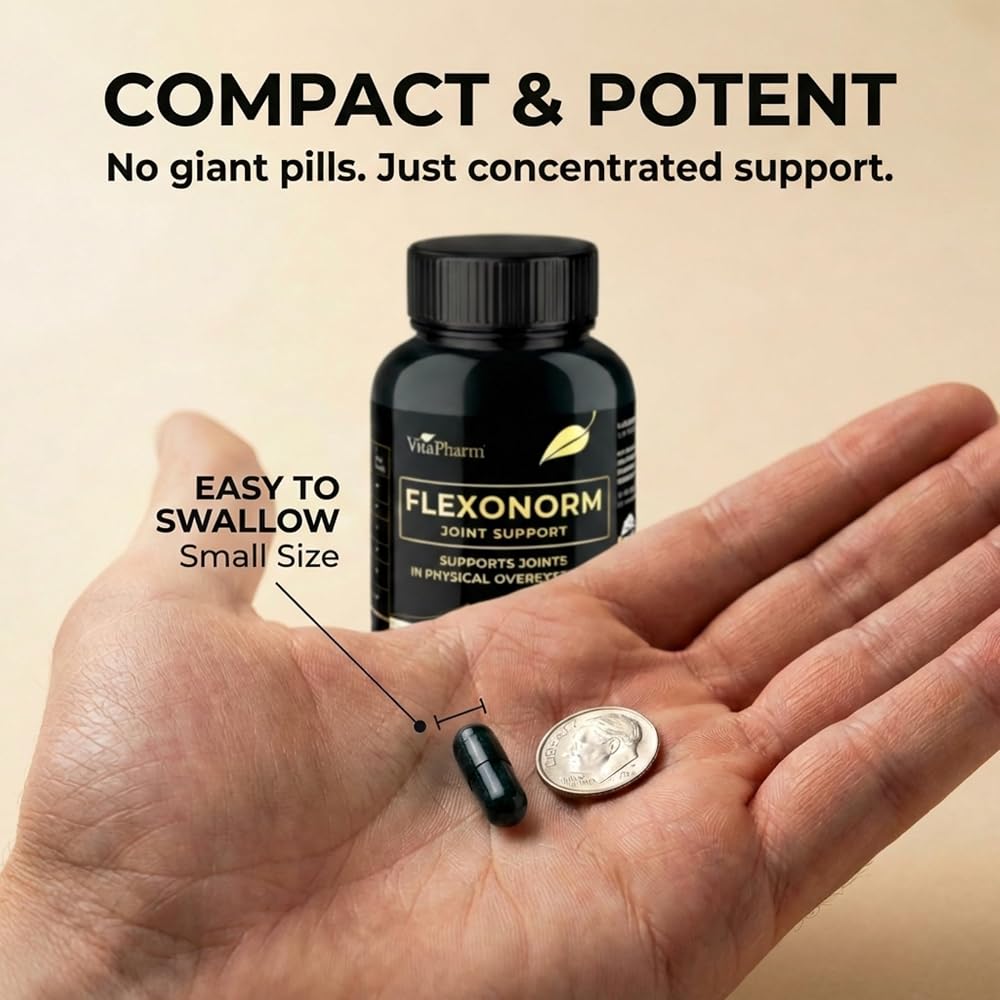 VitaPharm Flexonorm Joint Support Supplement Glucosamine Complex - 60 Capsules - image 6