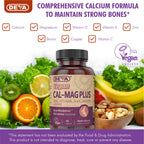 DEVA Vegan Calcium Magnesium Supplement with Vitamins - 90 Tablets - image 7