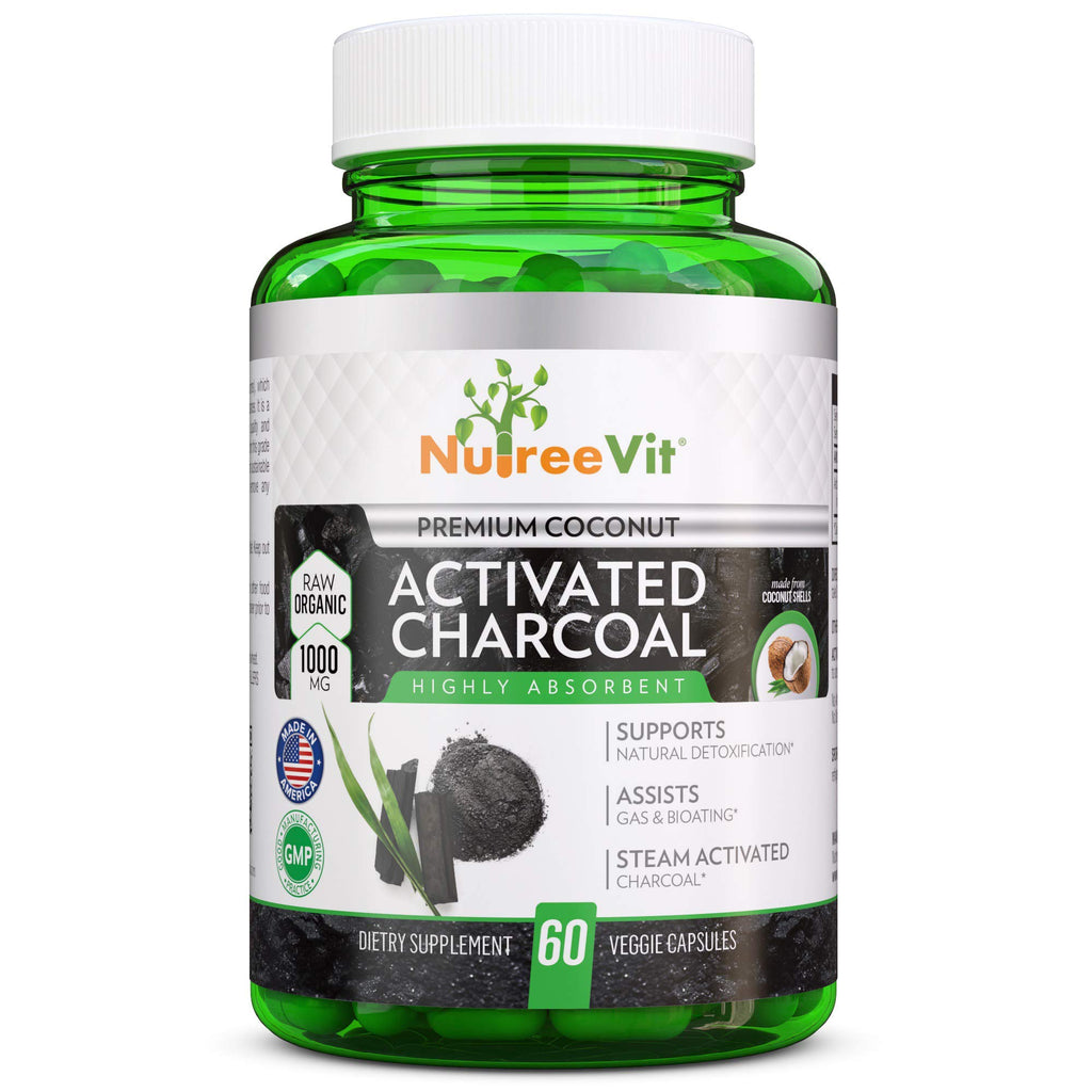 NutreeVit 100% Organic Highly Absorbent - Activated Charcoal
