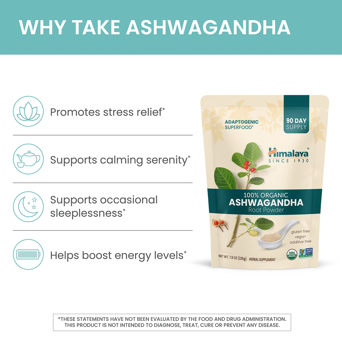 Himalaya Organic Ashwagandha Root