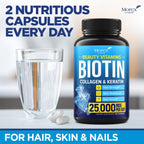 MOREX VITAMINS Biotin Collagen Keratin Supplement