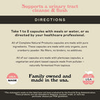 Complete Natural Products Organic Cranberry 500mg Capsules - 100 Count - image 8