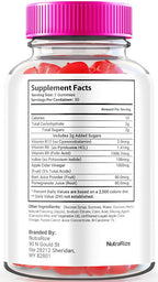 NutraRize Pure Luxe Keto ACV Gummies Apple Cider Vinegar - 180 Gummies - image 2