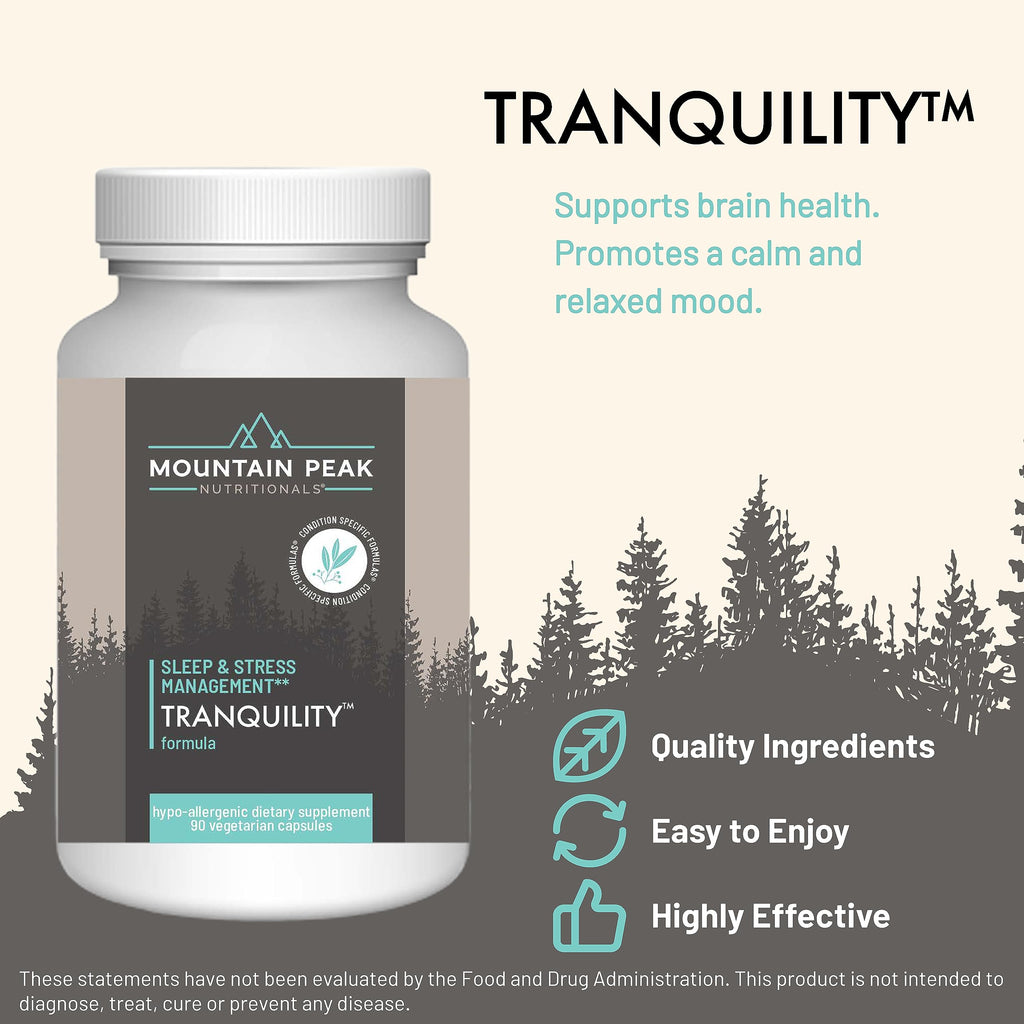 Mountain Peak Nutritionals Tranquility Formula Stress & Sleep - 90 Capsules - image 2