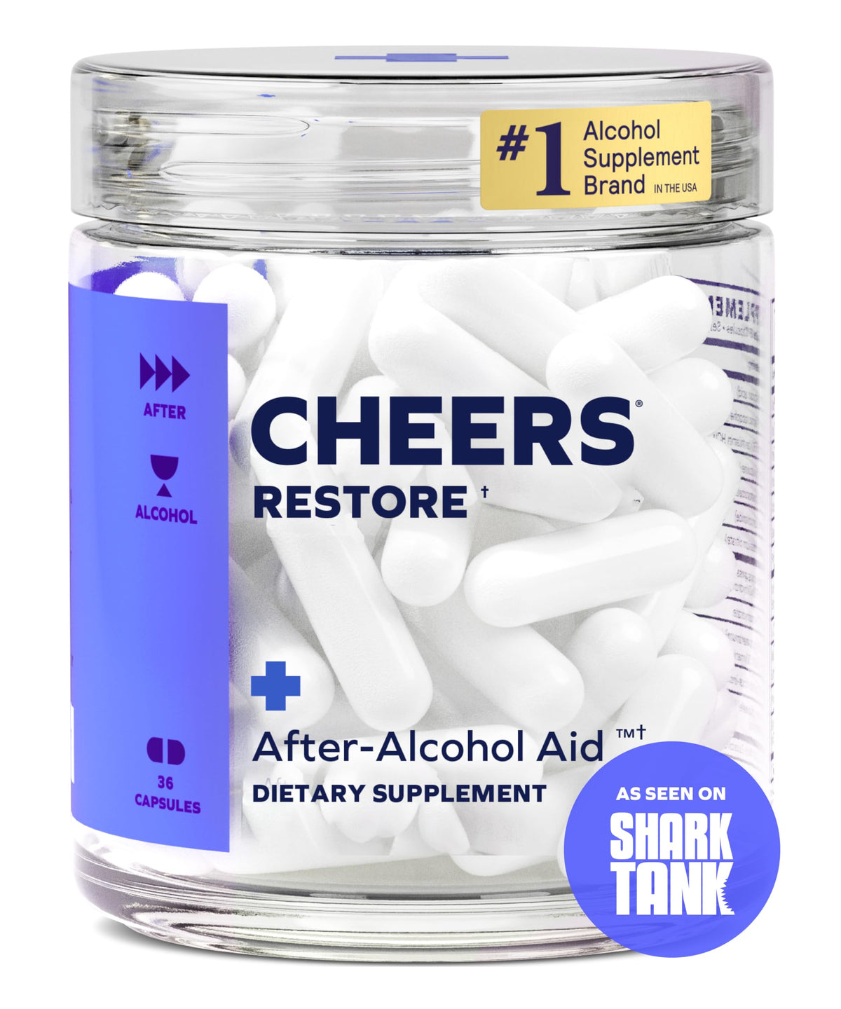 Cheers Restore Supplement with DHM & L-Cysteine - 36 Capsules