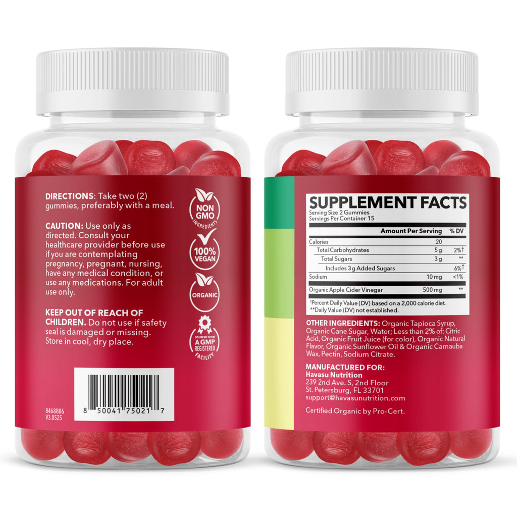 HAVASU NUTRITION Apple Cider Vinegar Gummies