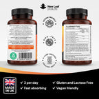 New Leaf Products Turmeric Curcumin with Black Pepper & Ginger 2000mg