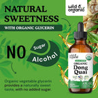Wild & Organic Dong Quai Supplement for Menopause Support - 4 fl oz - image 6