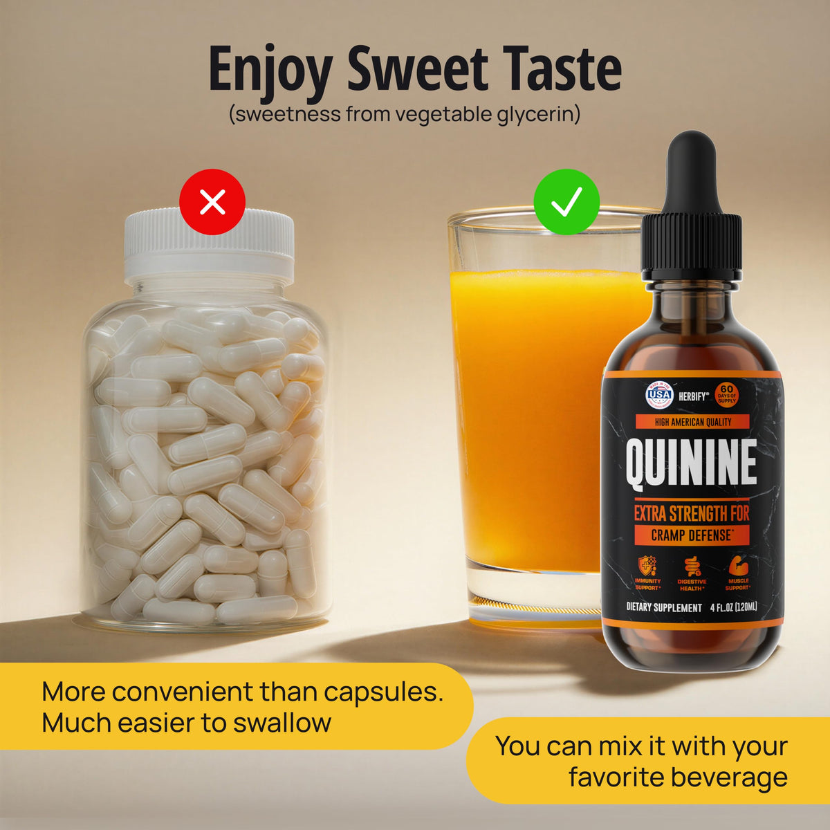 HERBIFY Quinine Tincture Liquid Extract for Digestion - 4 oz - image 5