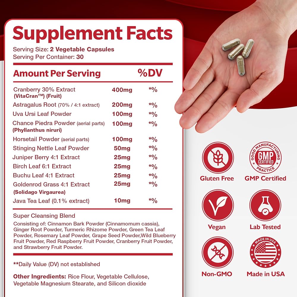 Happee Kidney Cleanse Detox & Support Supplement - 60 Capsules - image 5