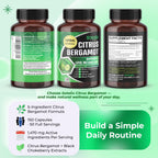 Sotalix Citrus Bergamot 1,470 mg with Niacin & Olive Leaf - 150 Capsules - image 9
