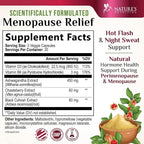 Nature's Nutrition Menopause Supplement with Dong Quai & Black Cohosh - image 2