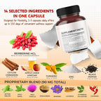 PeakPury Advanced Berberine HCl 1545mg with Ceylon Cinnamon - 150 Capsules - image 2