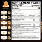 Lerinettia Vitamin D3 5000 IU + K2 Gummies - 60 Count - image 3