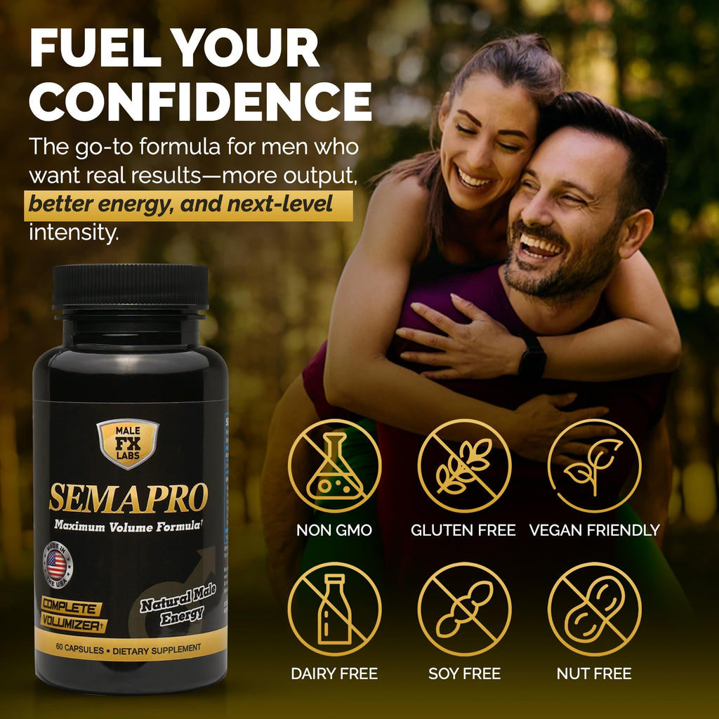 Semapro Semen Volume Booster for Men - 60 Capsules - image 5