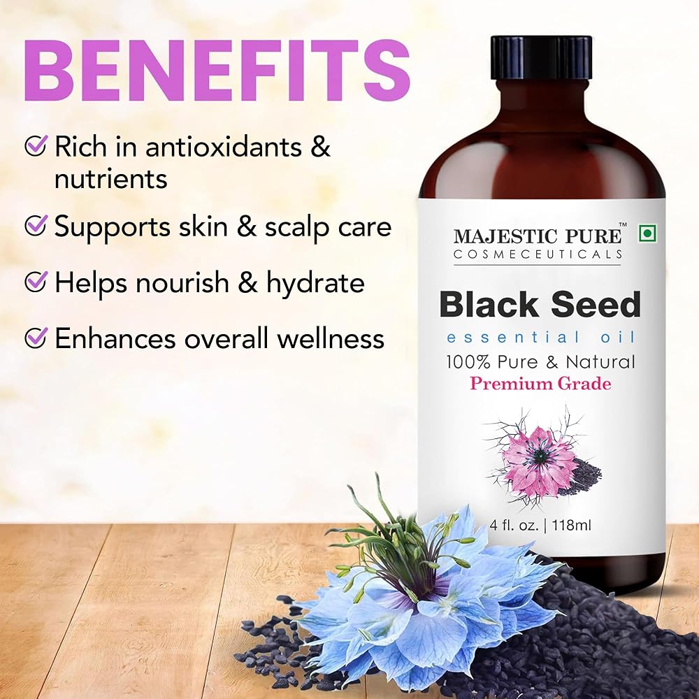 Majestic Pure Blackseed Essential Oil for Diffuser - 4 Fl Oz - image 4