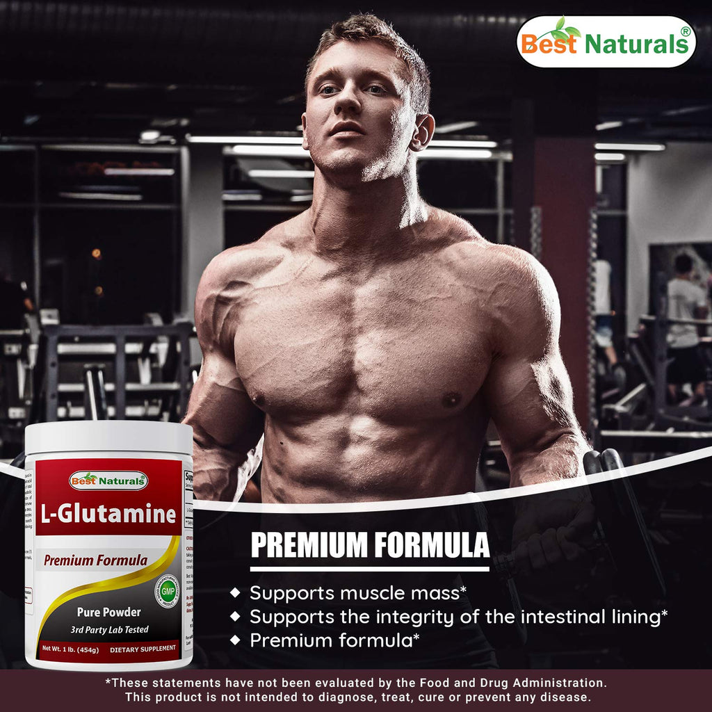 Best Naturals L-Glutamine Pure Powder - 1 lb - image 5