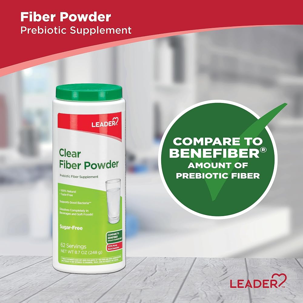 Leader Prebiotic Fiber Supplement Powder for Digestive Health - image 7