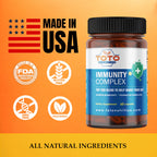 TotoNutrition Immunity Support Booster with Vitamin C, D, Zinc - 60 Capsules - image 4