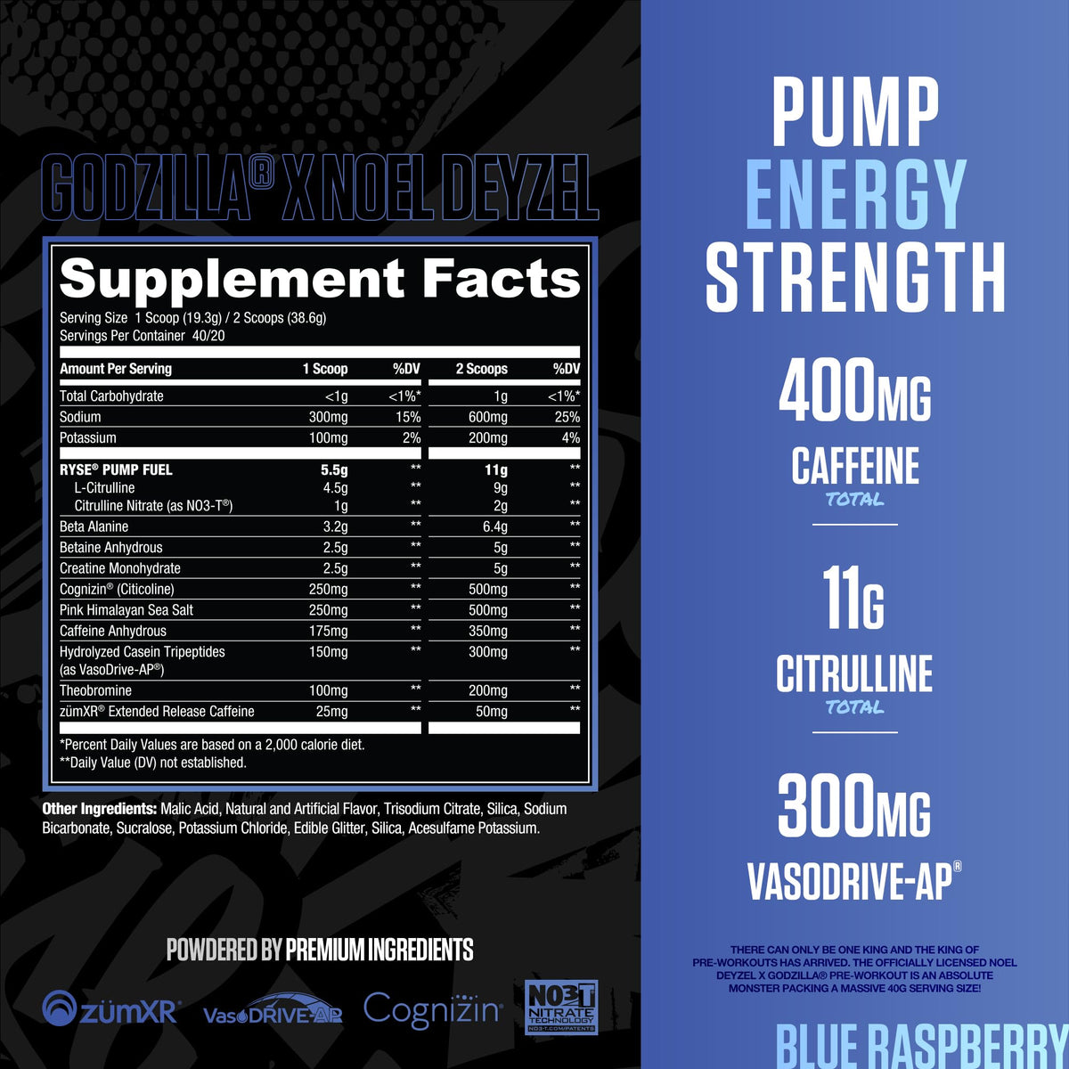 Ryse Godzilla Pre Workout Powder