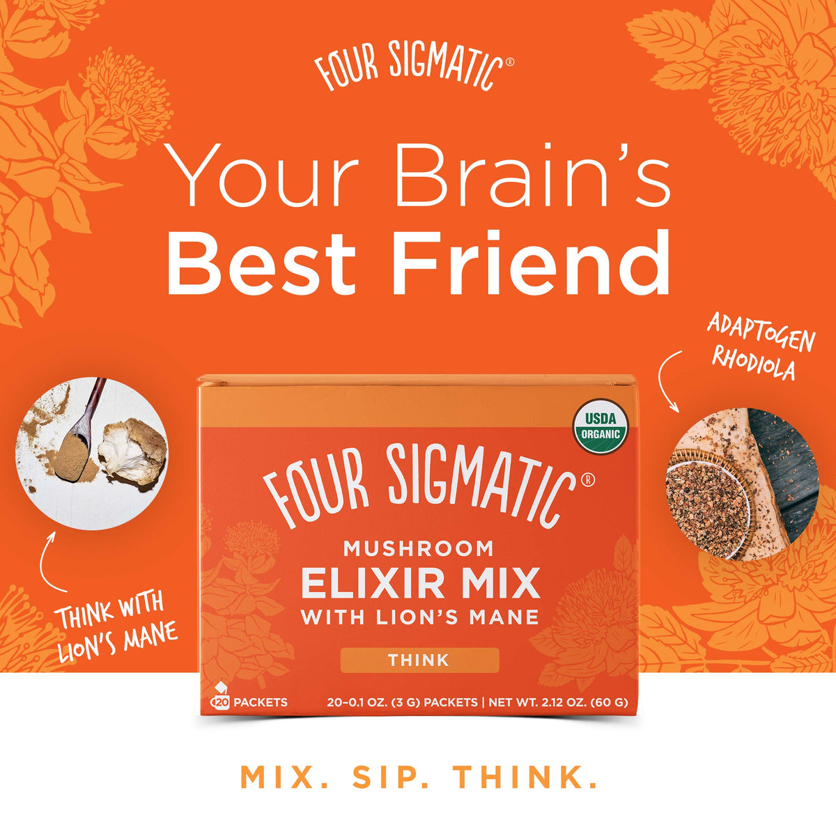 Four Sigma Foods Lion's Mane Mushroom Elixir with Coffee - image 3