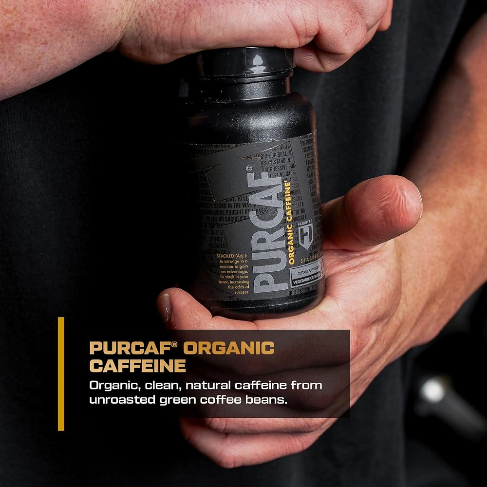 HOSSTILE PurCaf Organic Caffeine Capsules 200mg - 100 Count - image 2