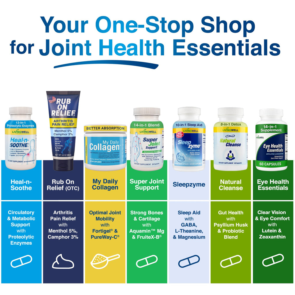 HEAL-N-SOOTHE Proteolytic Systemic Enzymes for Joints - 90 Capsules - image 9