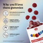 VITA GLOBE B Complex Gummies 5000mcg Energy Support - 120 Gummies - image 4