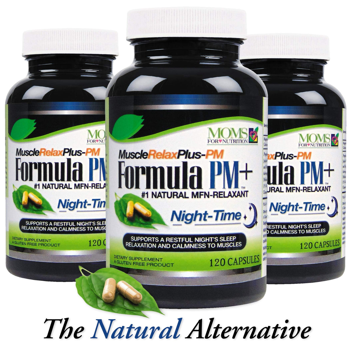 Moms For Nutrition Night-Time Muscle Relax Formula - 120 Capsules - image 5