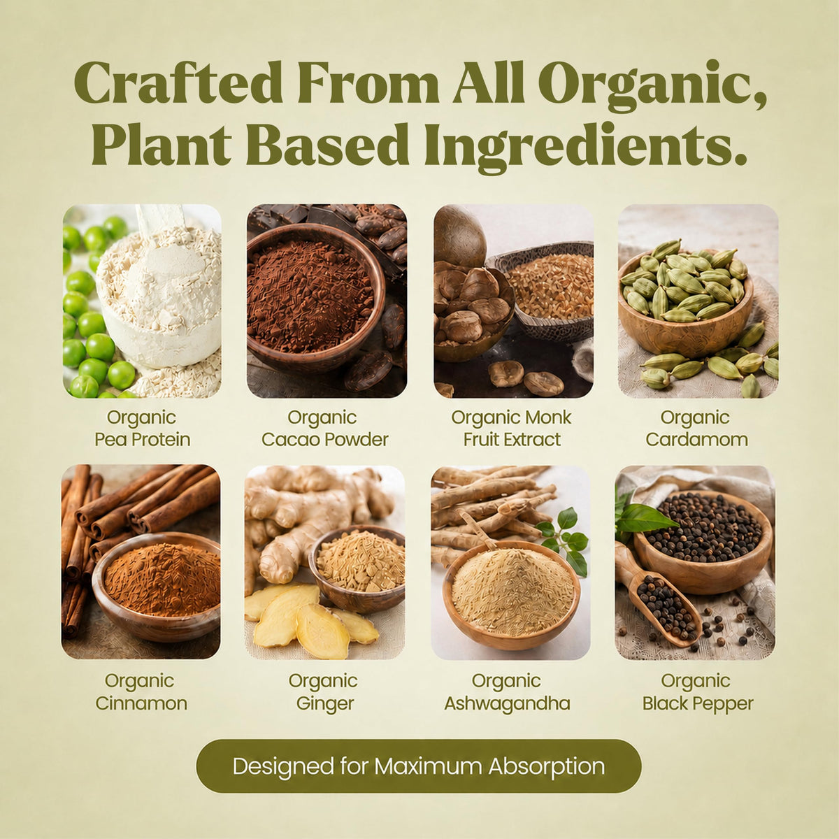 Elements Truffles Chai Spice Plant Protein Powder - 21 Servings - image 4