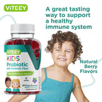 Viteey Probiotics Plus Prebiotics Fiber Gummies