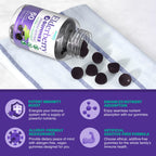 Steph's Pantry Elderberry Gummies with Vitamin C and Zinc - Immune