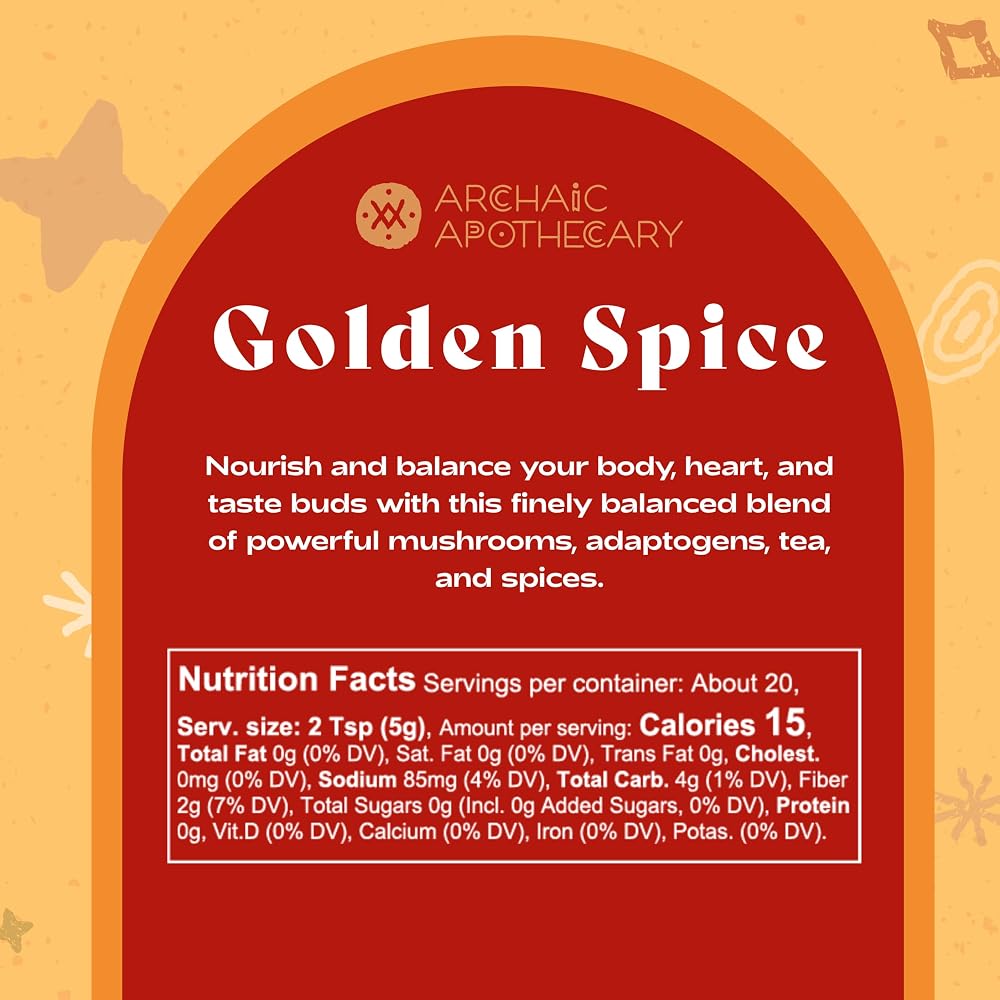 Archaic Apothecary Golden Spice Golden Milk Turmeric Latte - 20 Servings - image 8