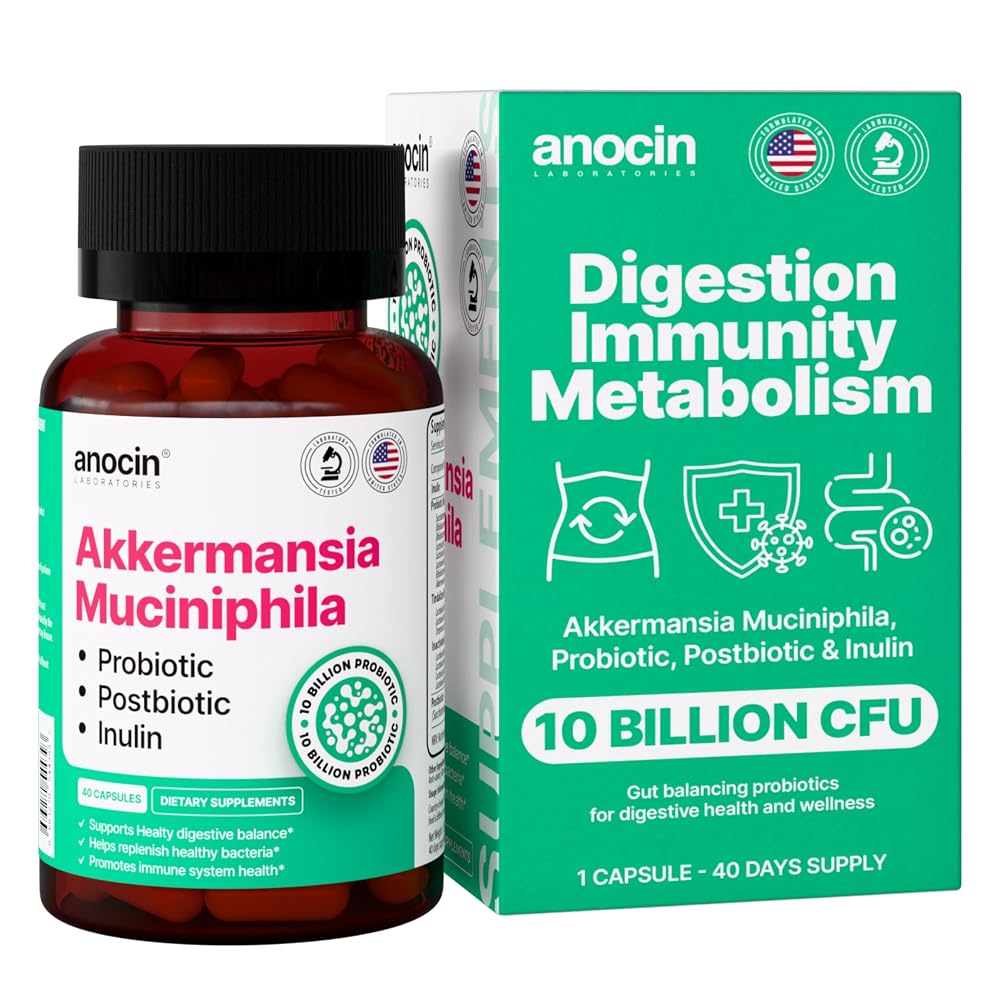anocin Akkermansia Muciniphila Probiotic Gut Health - 10 Billion CFU