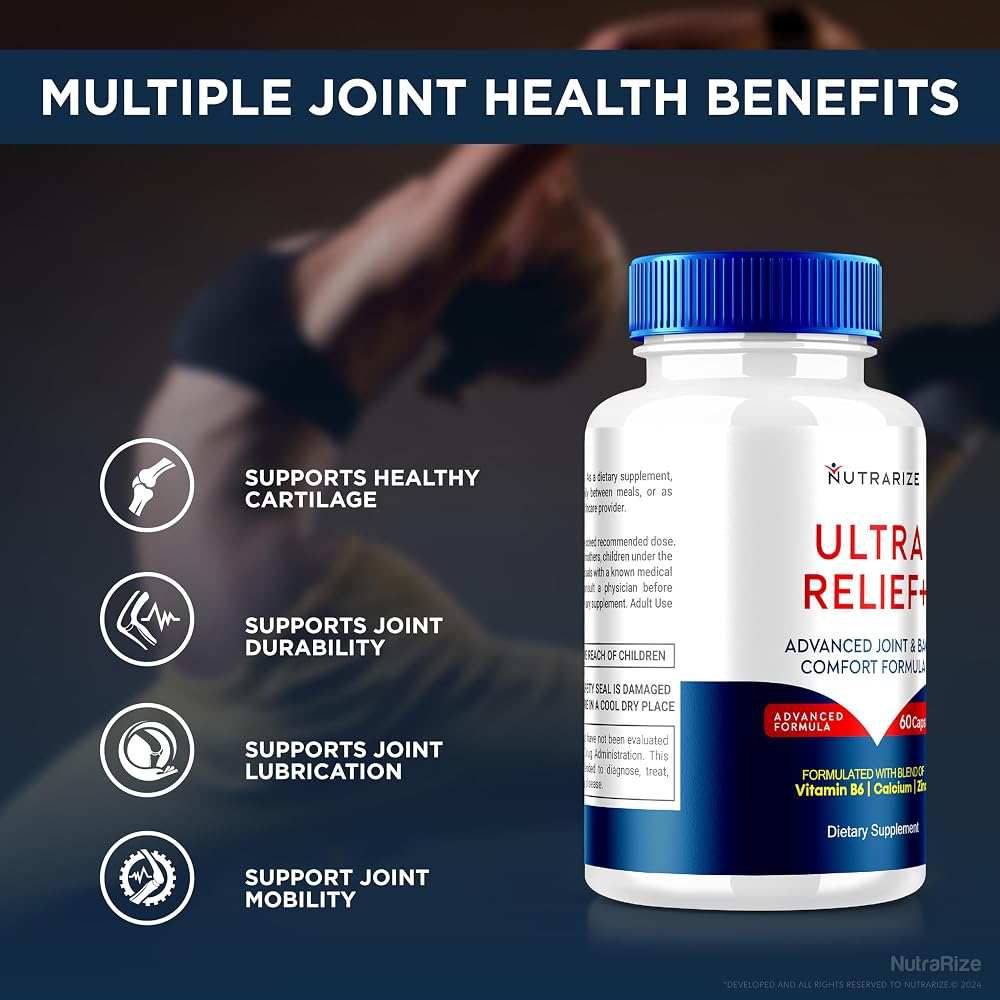 NutraRize Ultra Relief+ Capsules Joint Support - 300 Capsules - image 7