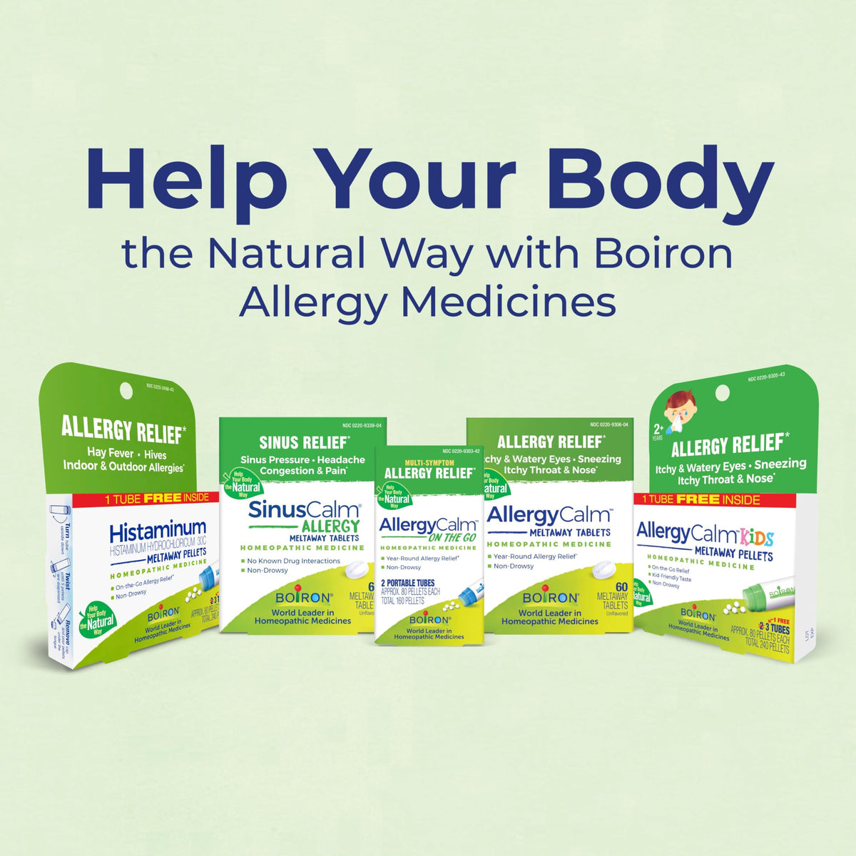 Boiron AllergyCalm Tablets for Relief from Allergy and Hay Fever - image 9