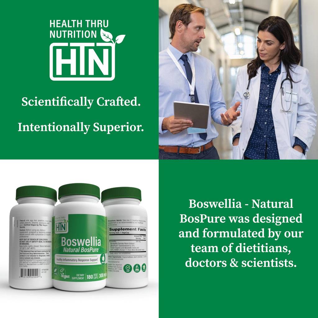 Health Thru Nutrition Boswellia 300mg - 180 Capsules - image 5