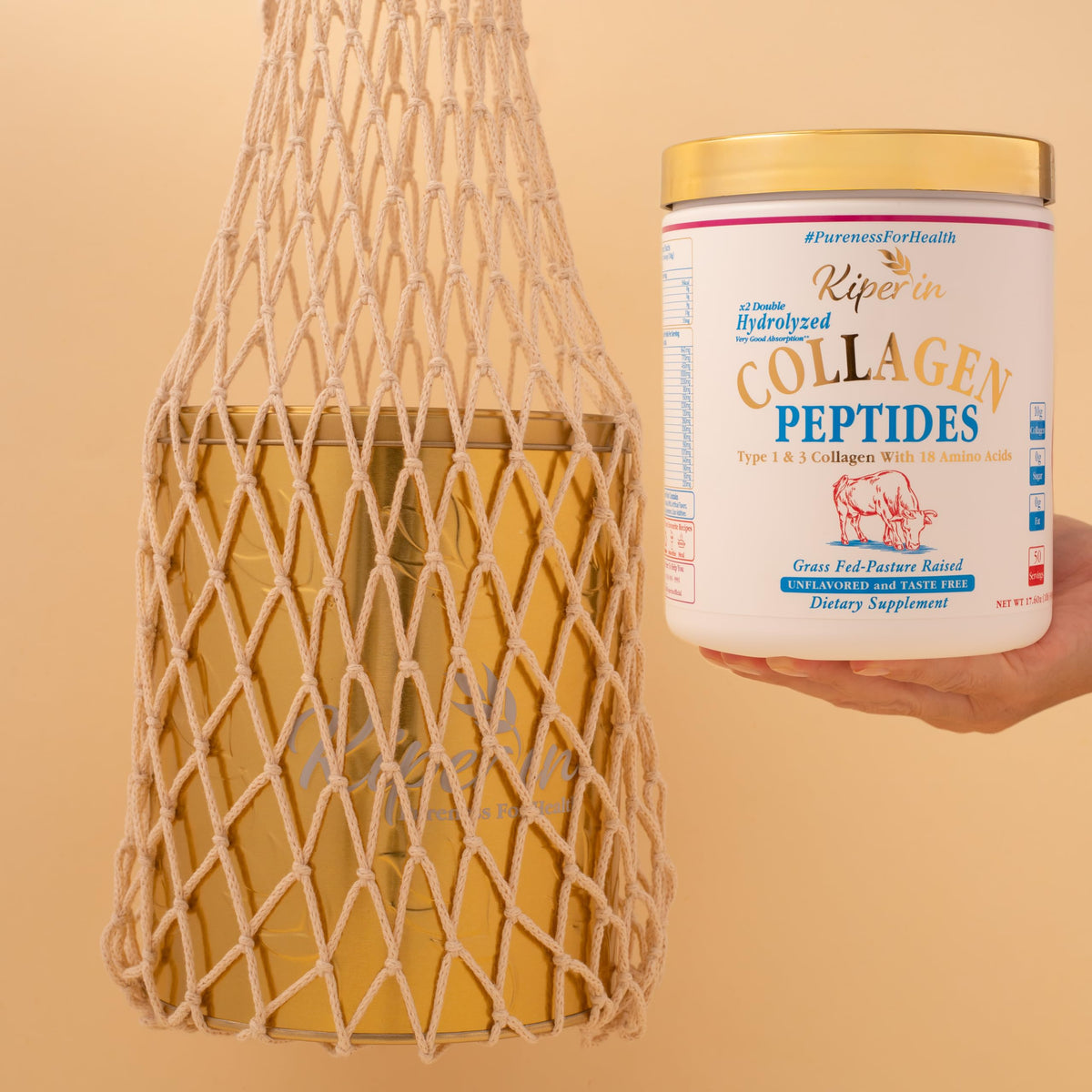 Kiperin Hydrolyzed Collagen Peptides for Women - 50 Servings - image 7