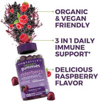 Viva Naturals Black Elderberry Vitamin C Zinc Gummies - 120 Count - image 5
