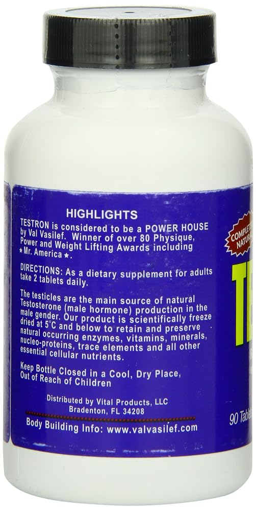 Vitol Testron Body Builders Tablets - 90 Count - image 3
