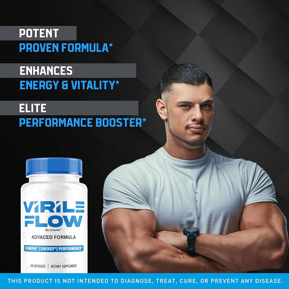LIVORKA Virile Flow for Men Supplement - 300 Capsules - image 3
