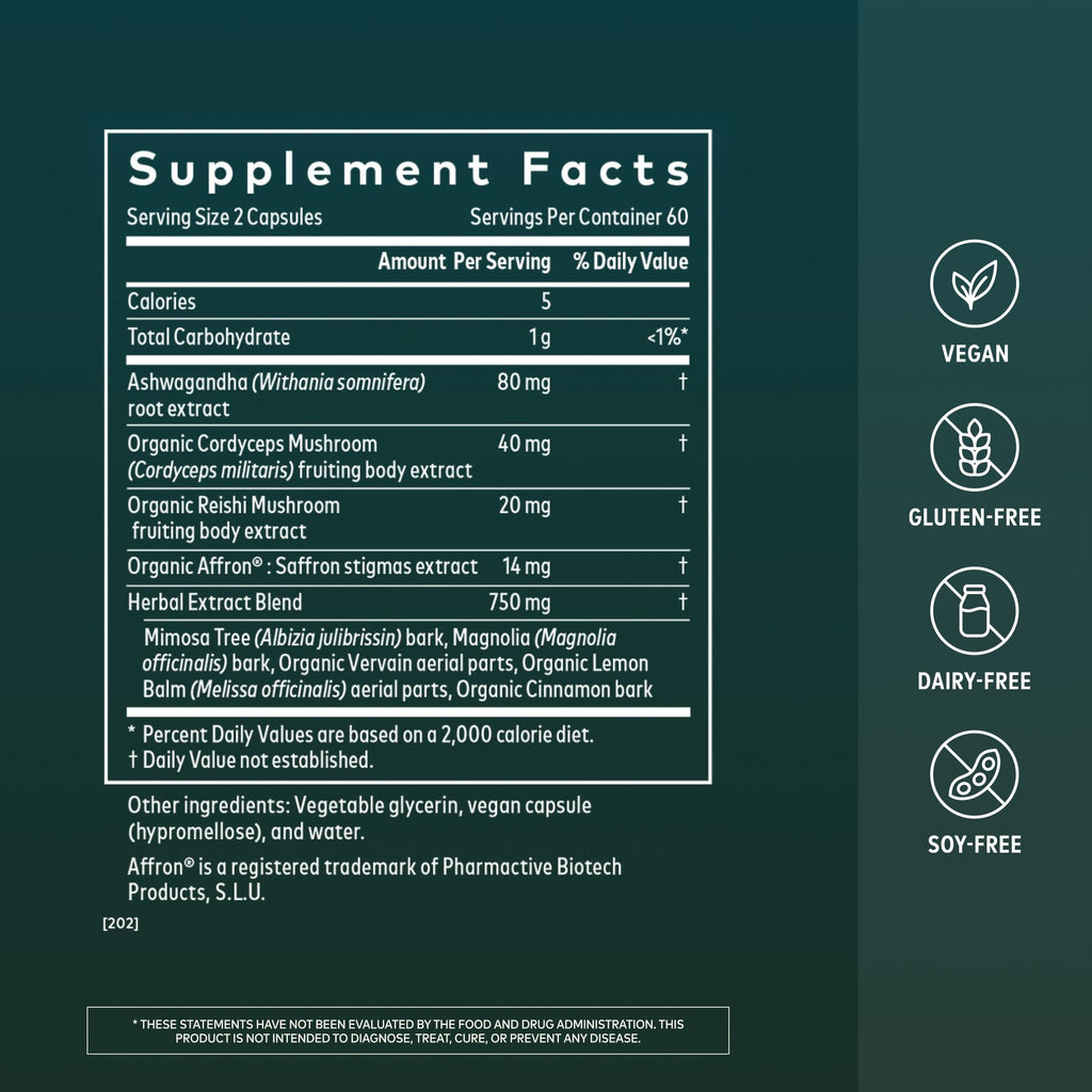 Gaia Herbs Adrenal Health Nightly Restore - Herbal Supplement