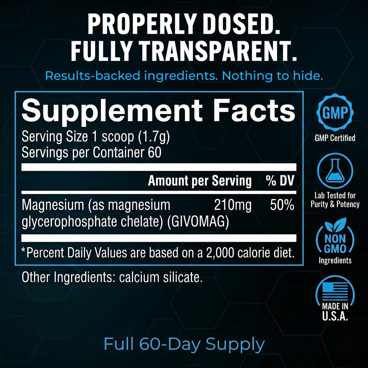 PEScience Mag-GP Magnesium Glycerophosphate Powder - 60 Servings - image 5