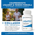Vitaminerals 18 Ligatex Plus Ligament & Tendon Support - 120 Vegetarian Capsules - image 5