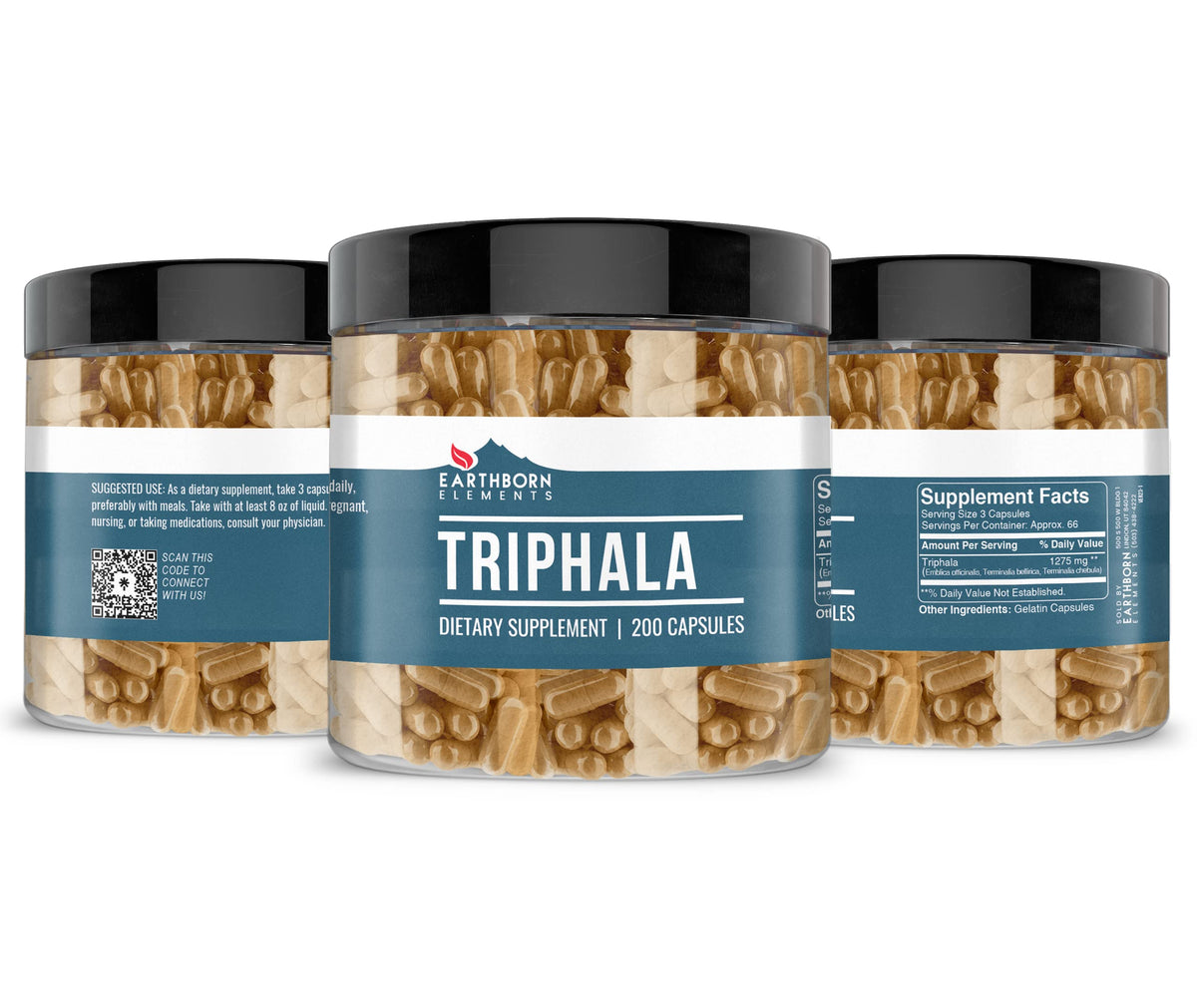 Earthborn Elements Triphala - 200 Capsules - image 4
